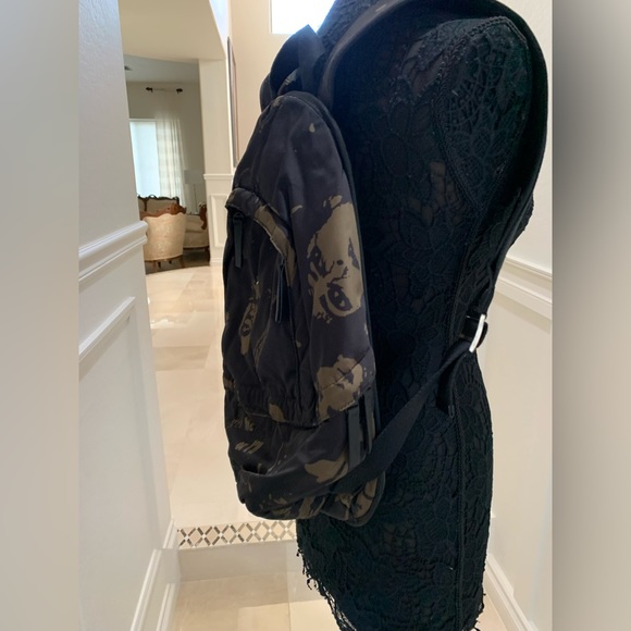 MAISON MARTIN MARGIELA Printed Fabric Backpack Bag - Picture 5 of 14